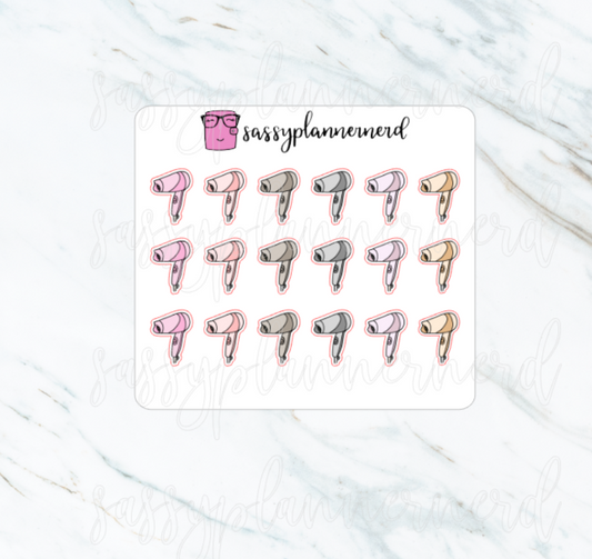 Hair Dryer Neutral | Doodle Stickers