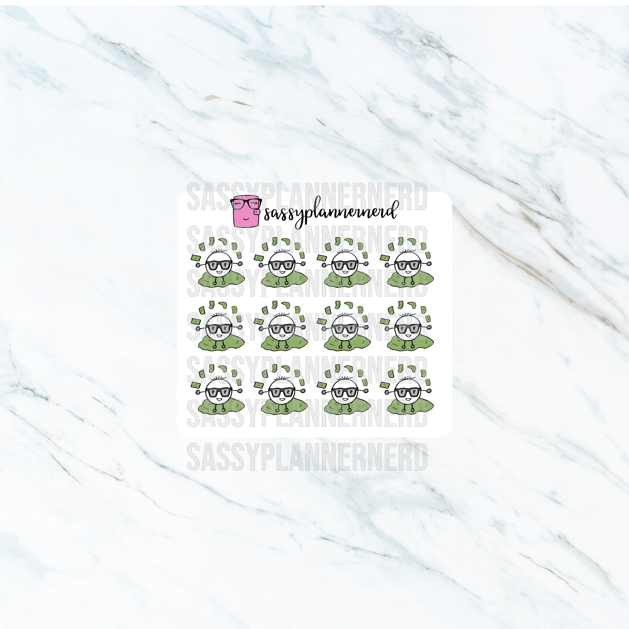 money pile | Bubba Stickers