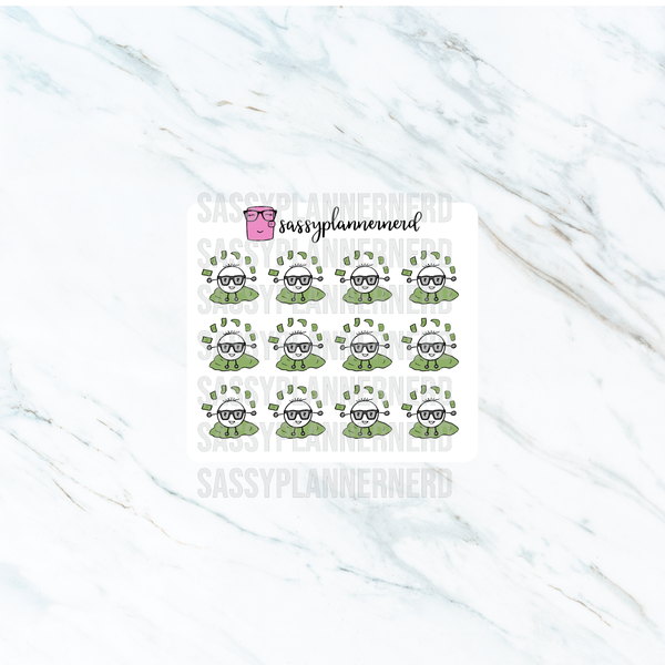 money pile | Bubba Stickers