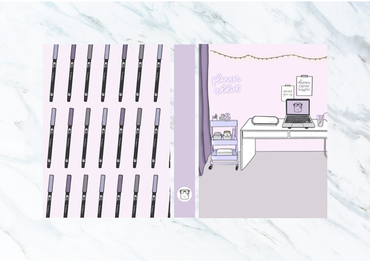 Sticker Office // Sticker Album  // 3.5 by 5 inch (only one per customer)