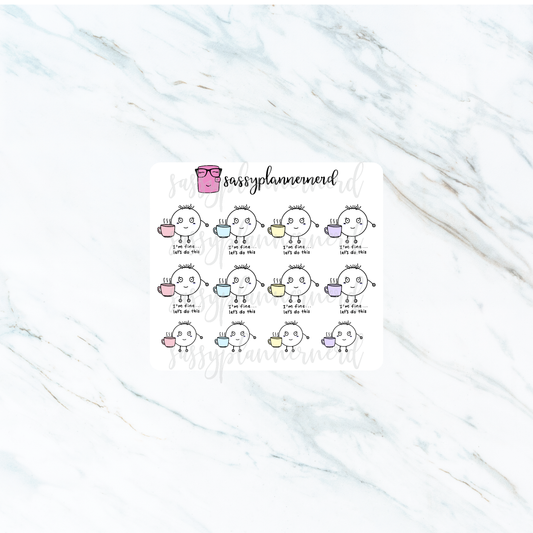 over worked | Bubba Stickers