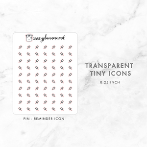 pin icon (reminder) - tiny icons