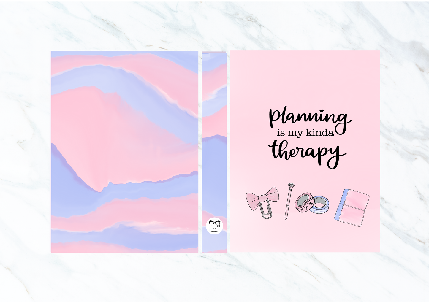Planning therapy Mini Album // Sticker Album  // 3.5 by 5 inch (only one per customer)