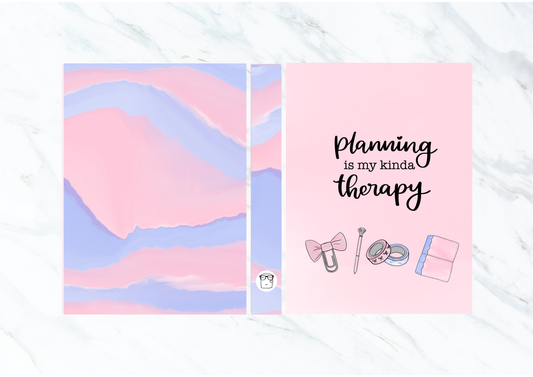 Planning therapy Mini Album // Sticker Album  // 3.5 by 5 inch (only one per customer)
