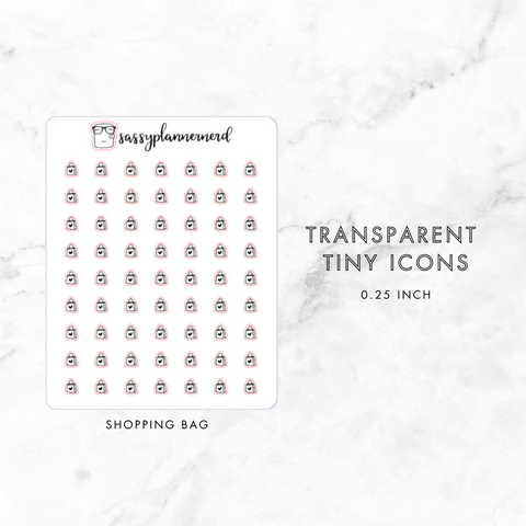 shopping bag - tiny icons