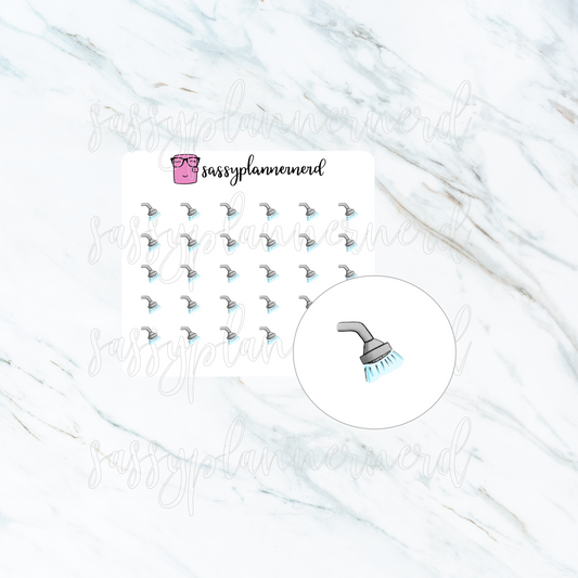 Shower head (tiny) | doodle stickers