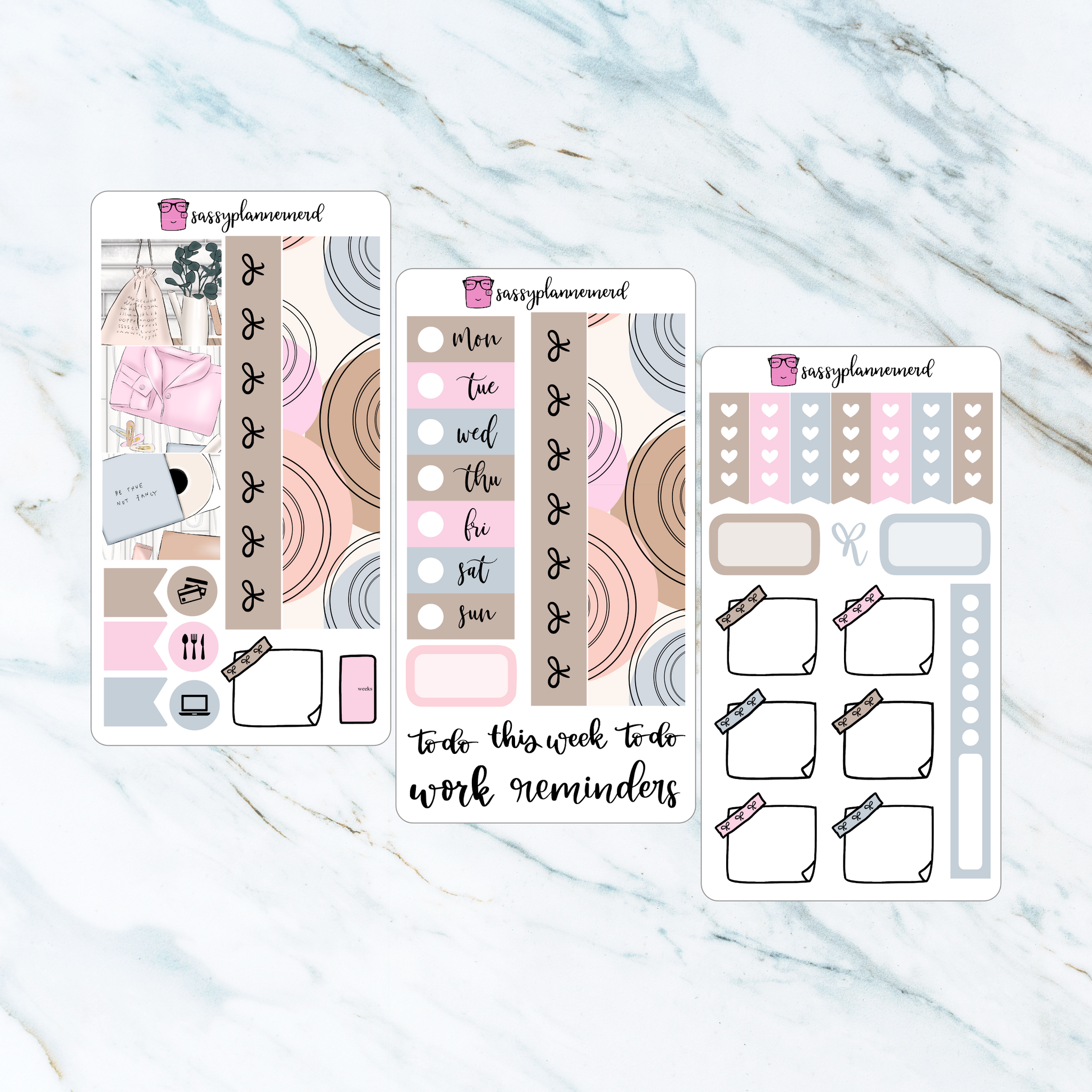 Simple Aesthetic | Hobonichi Weeks Sticker kit