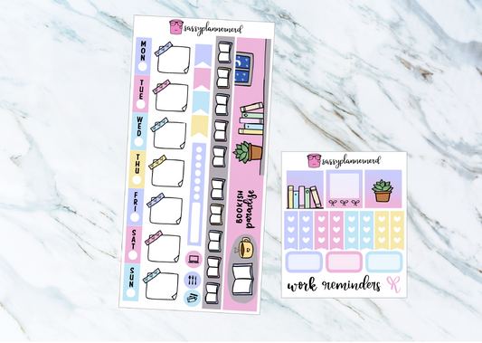Bookish Paradise | Hobo Weeks Sticker kit