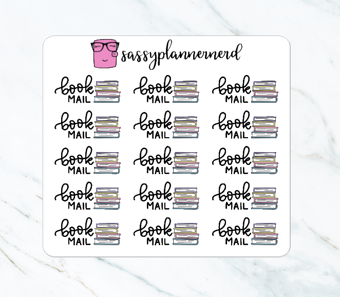 Book Mail | Doodle Stickers