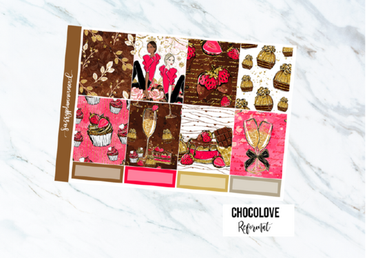 Chocolove | Weekly kit | VERTICAL PLANNER KIT