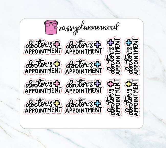 Doctor's Appointment Stickers