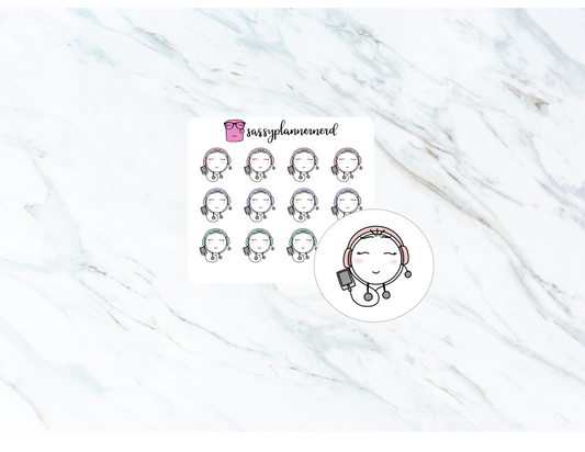 Headphone | Bubba Stickers