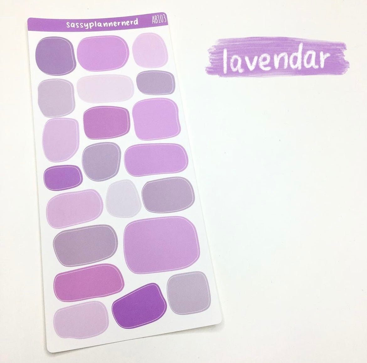 Lavendar | Abstract color swatches
