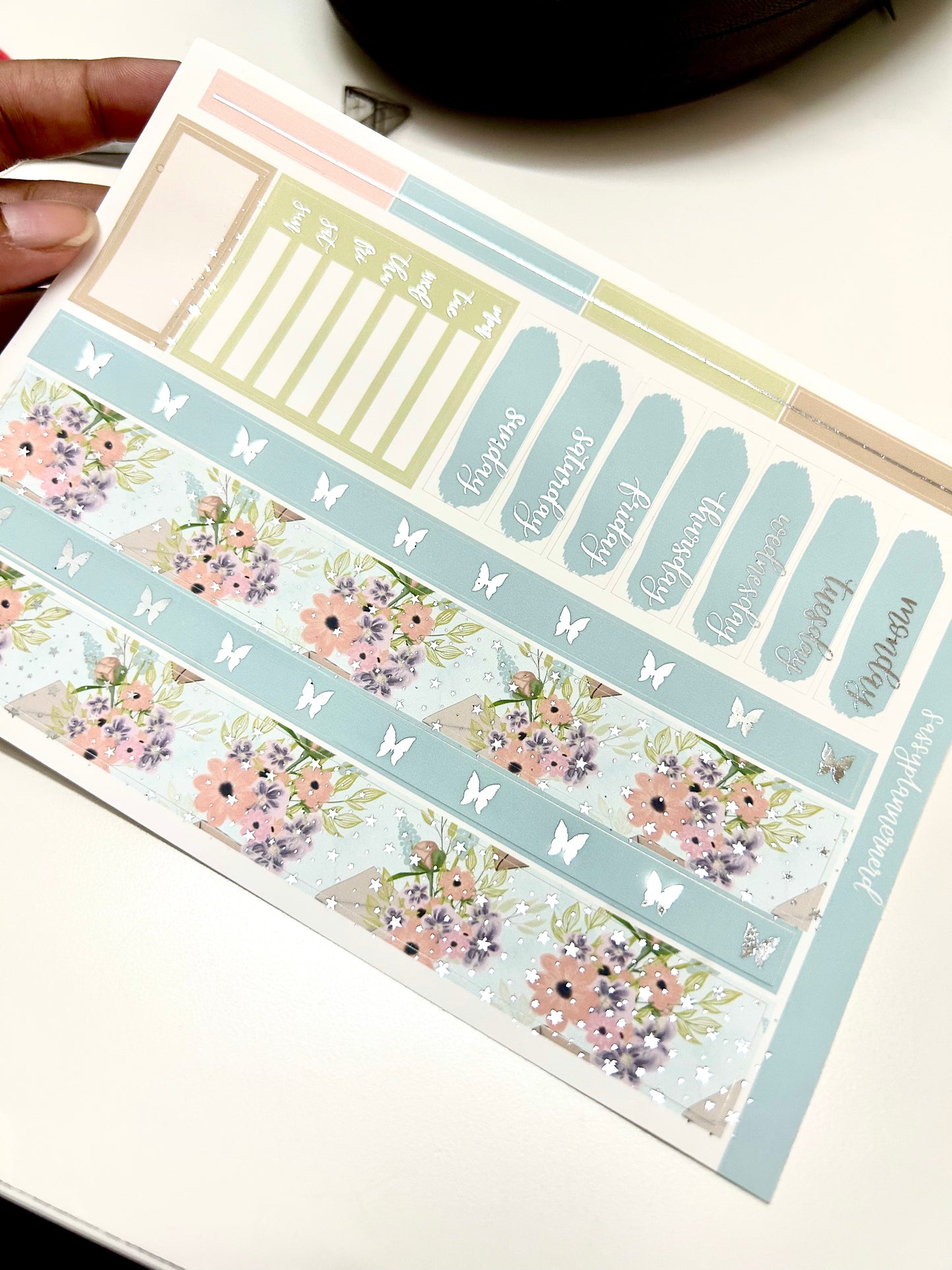 Spring Blossoms | FOILED Weekly kit
