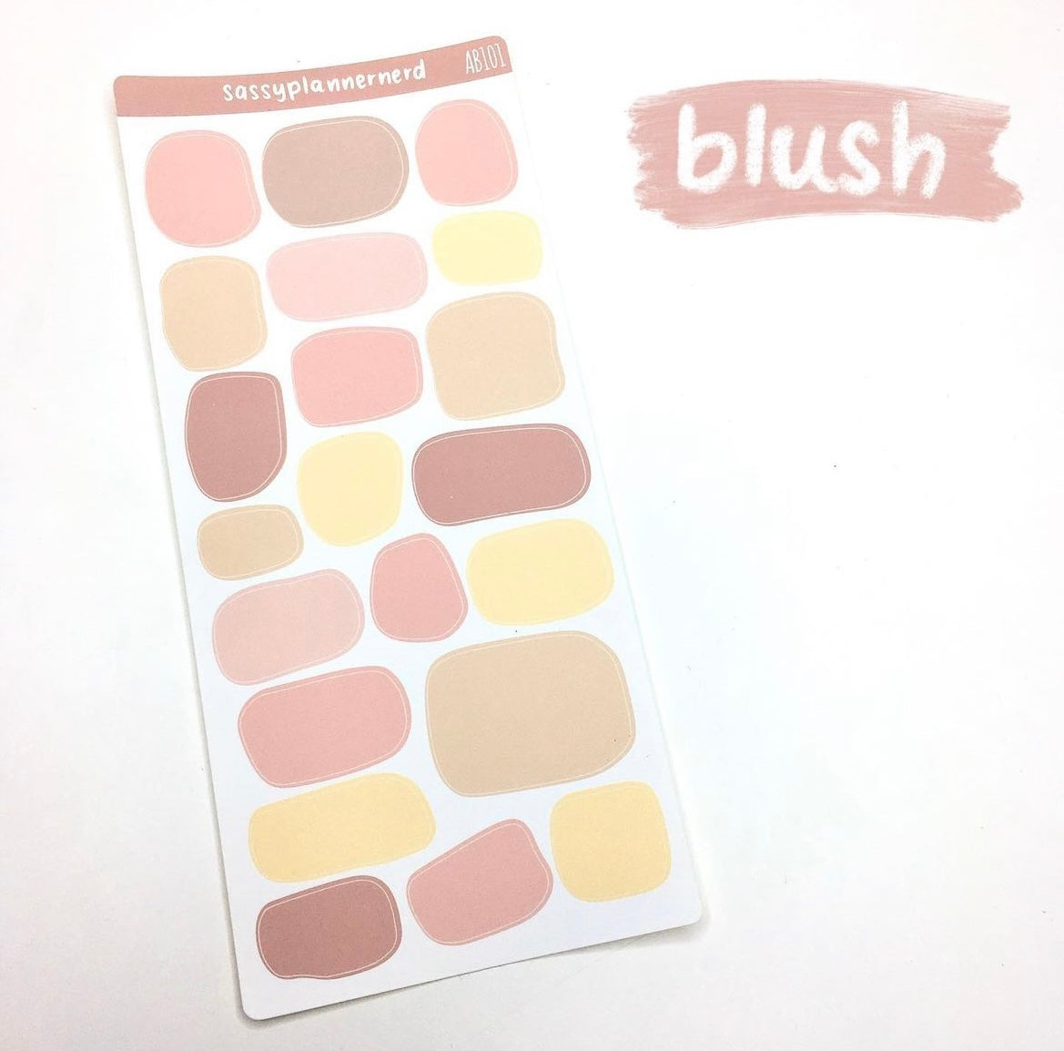 Blush | Abstract color swatches