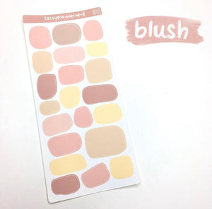 Blush | Abstract color swatches