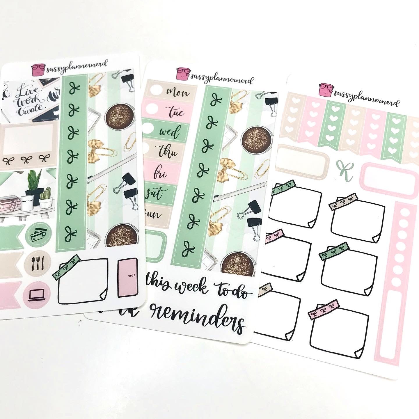 Productive Mornings | Hobo Weeks Sticker kit