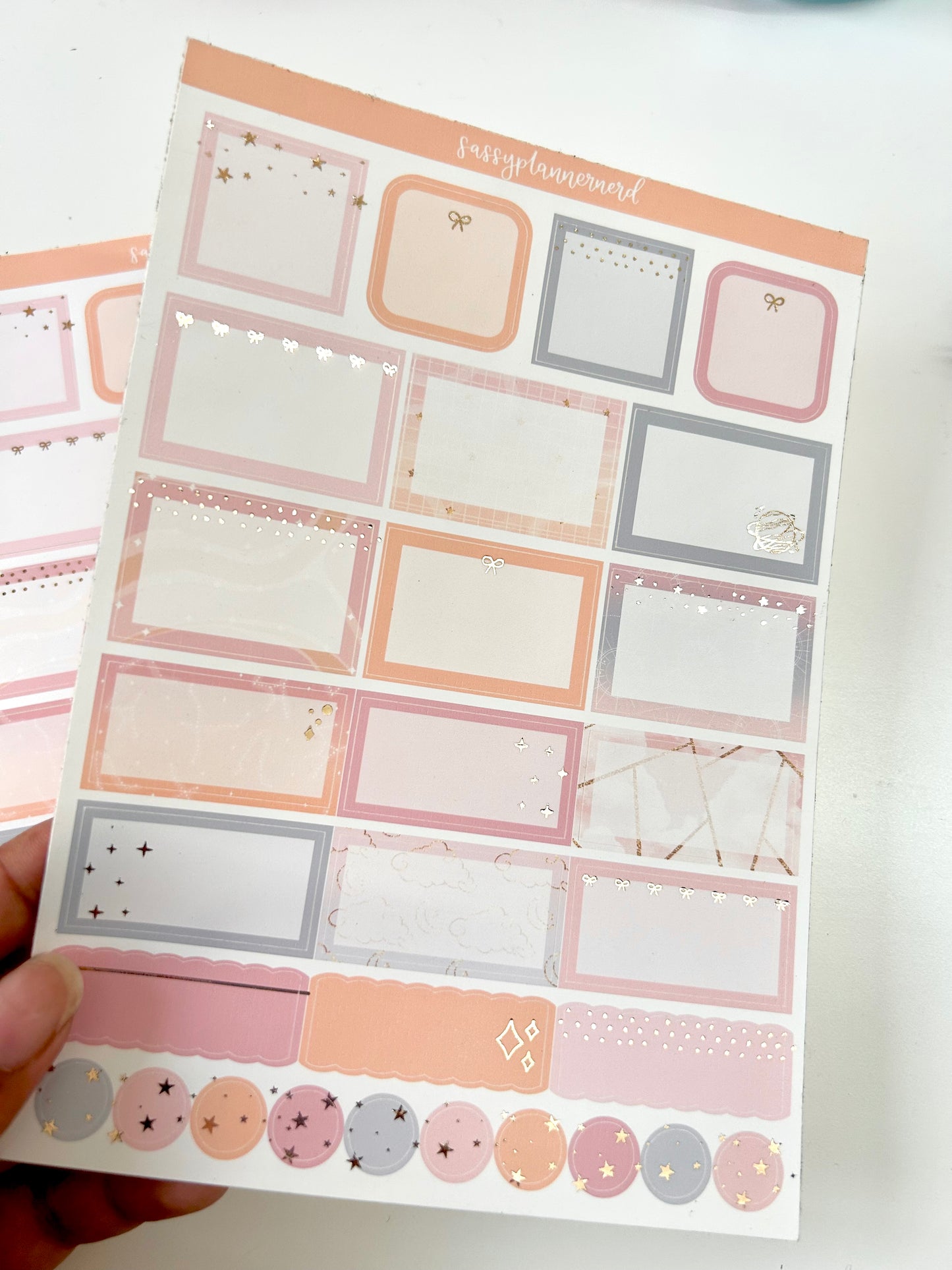 OOPS Dreamer Foiled Weekly sticker KIT