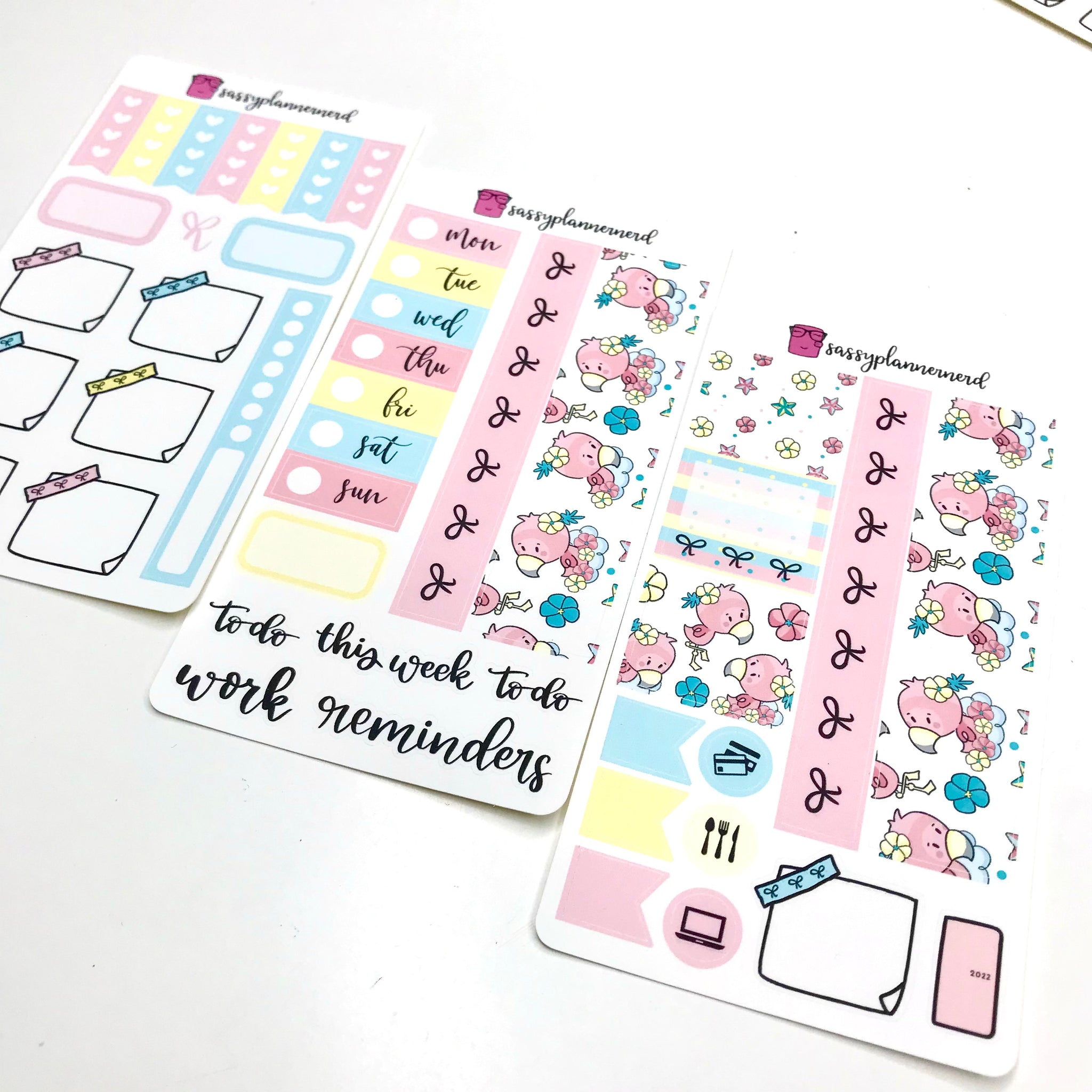 Flamingo Vibes | Hobo Weeks Sticker kit