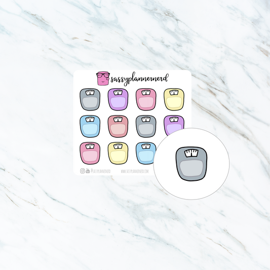 Weighing scale | Doodle Stickers