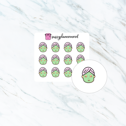 Facemask Chloe | Doodle Stickers