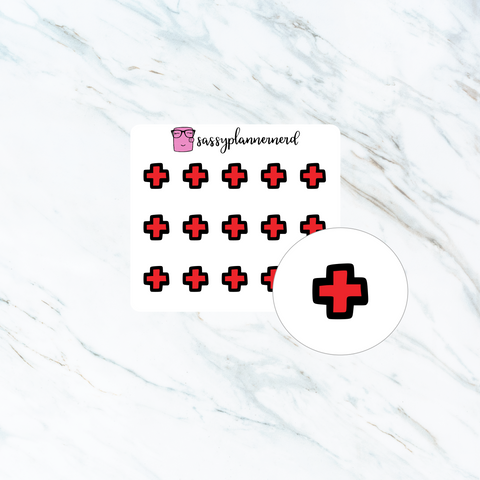 Doctor’s Red Cross | Doodle Stickers