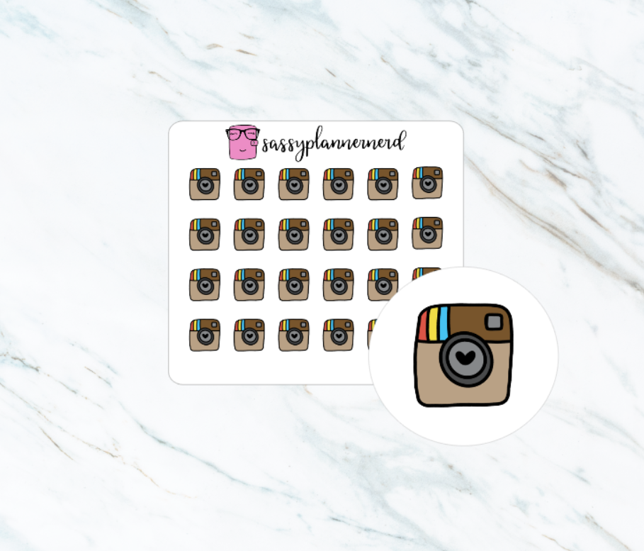 Instagram Icon | Doodle Stickers