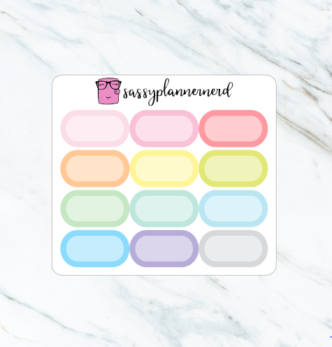 Mini label Stickers