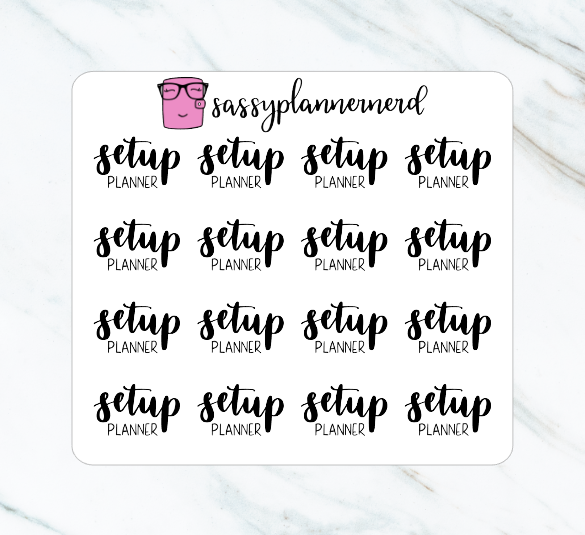 Handlettering Stickers