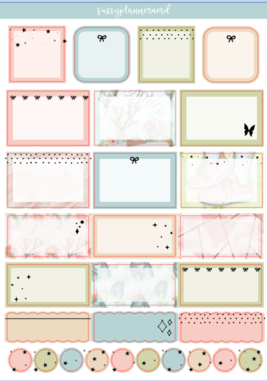 Spring Blossoms | FOILED Weekly kit