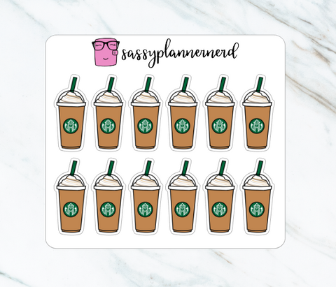 Frappe Drink | Doodle Stickers