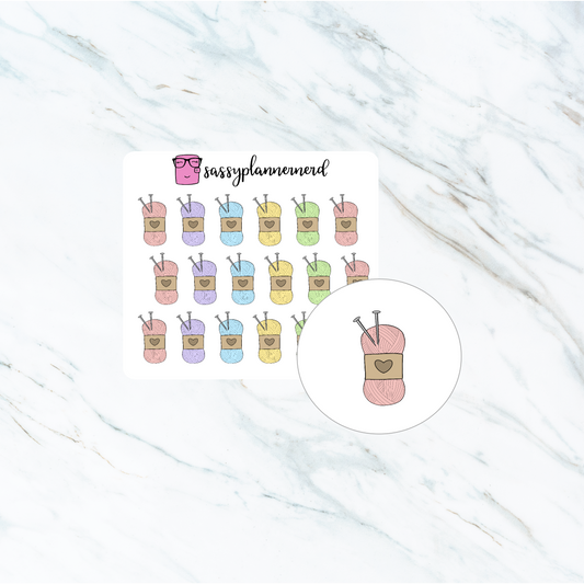 Yarn Ball | Doodle Stickers