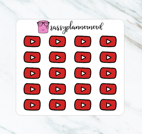 Youtube Icon | Doodle Stickers